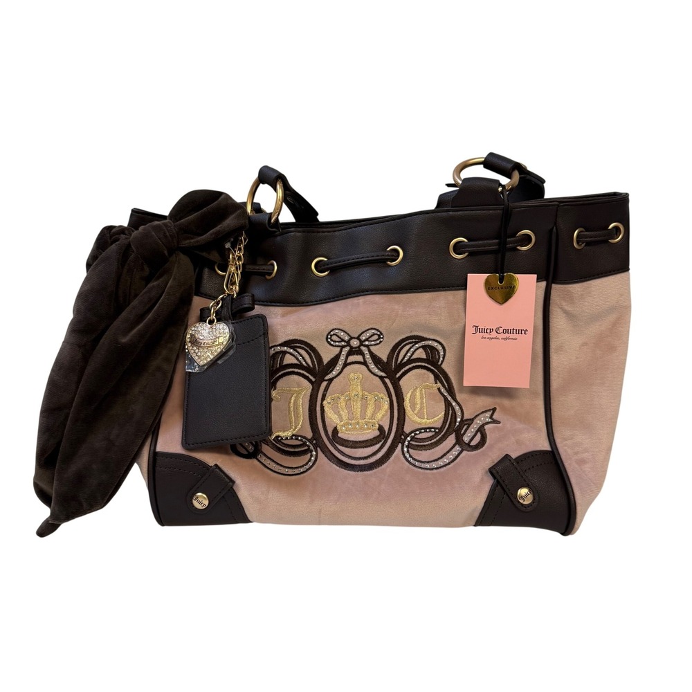 Juicy Couture Juicy Lover's Club Tote in Dusty Blush